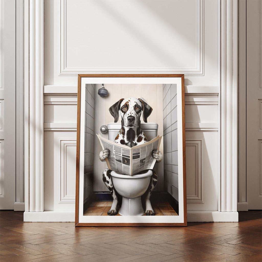 Dalmatian Toilet Humour Dog Series image 4