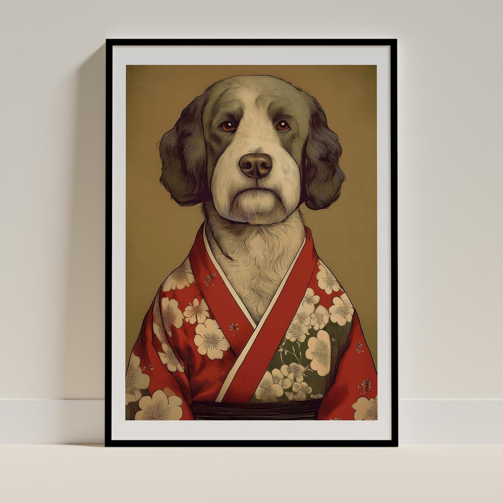 Spanish Water Dog Japanse Kimono Dog Series image 0
