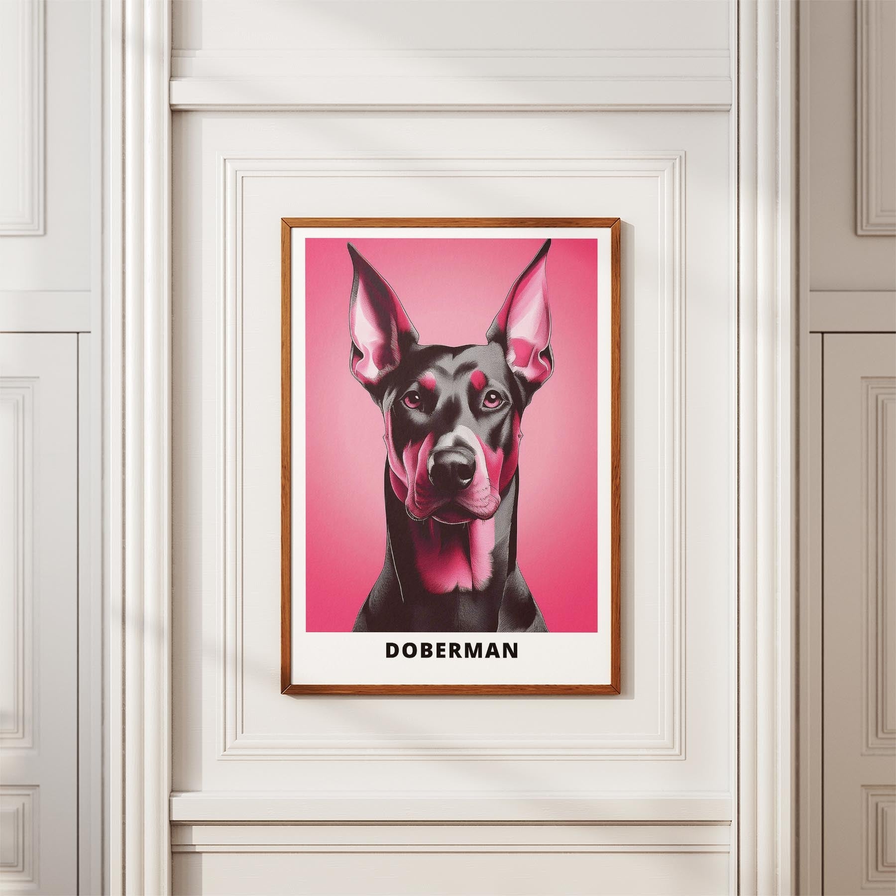 Doberman Pink and Black Dog Series 1 image 3