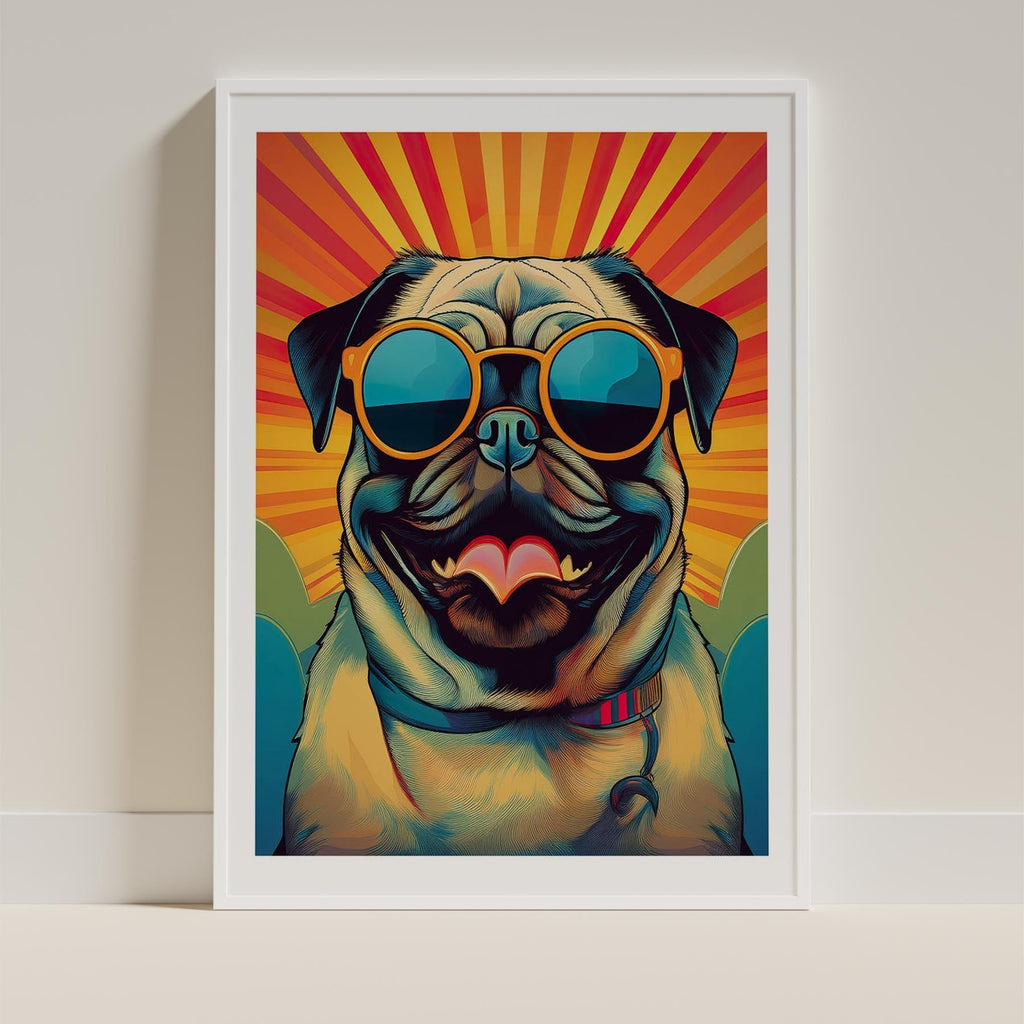 Pug In Colourful Sunnies 2 image 9