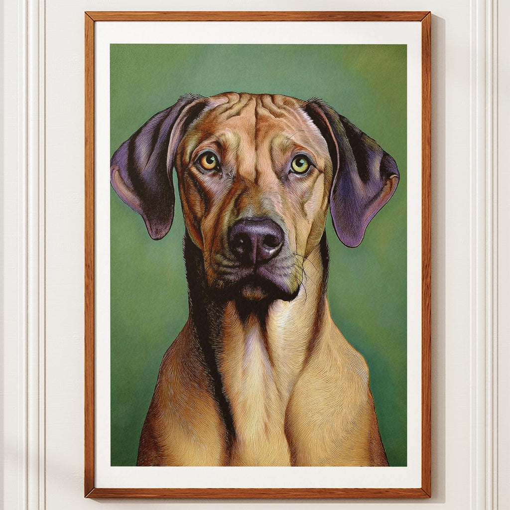 Rhoedesian Ridgeback Green Painted Series image 10