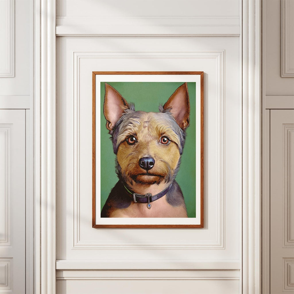 Australian Terrier Green Painted Series image 3