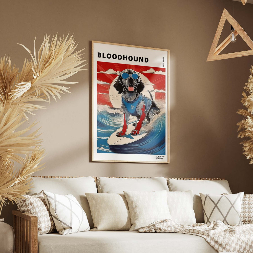Blood Hound Hokosai Surfer Dogs 1 image 5