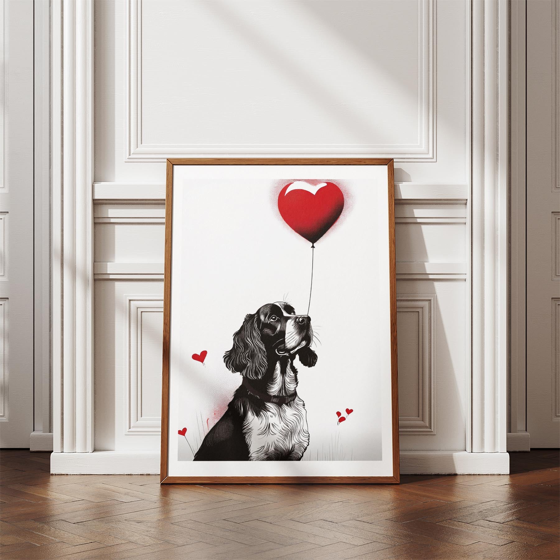 English Springer Spaniel DOGSY Series inspired by the Art of Banksy image 4