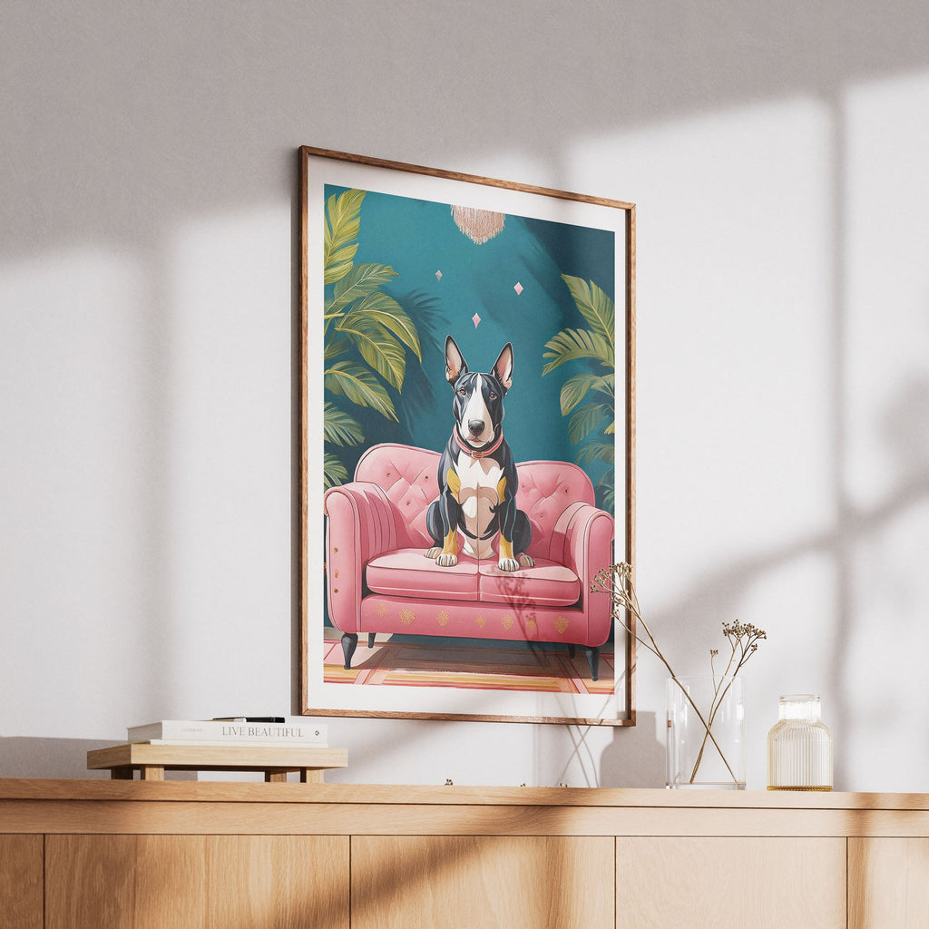 Bull Terrier  Just Lounging Around image 6