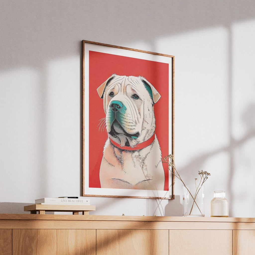 Shar Pei Red Dog Series image 5