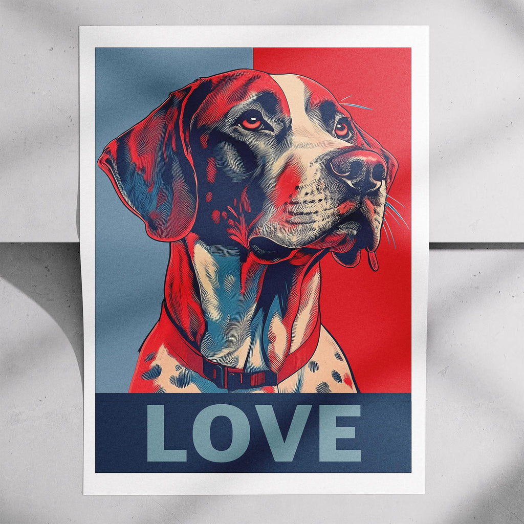 German Pointer LOVE Series Inspired by the Obama Poster image 7