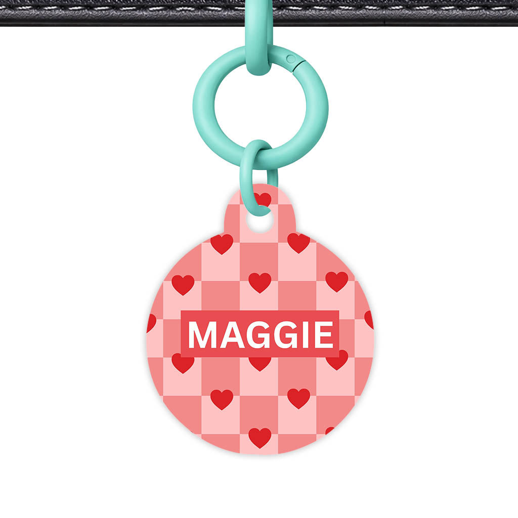 Bold Hearts QR Smart Pet Id Tag (Dog Tag & Cat Tag)