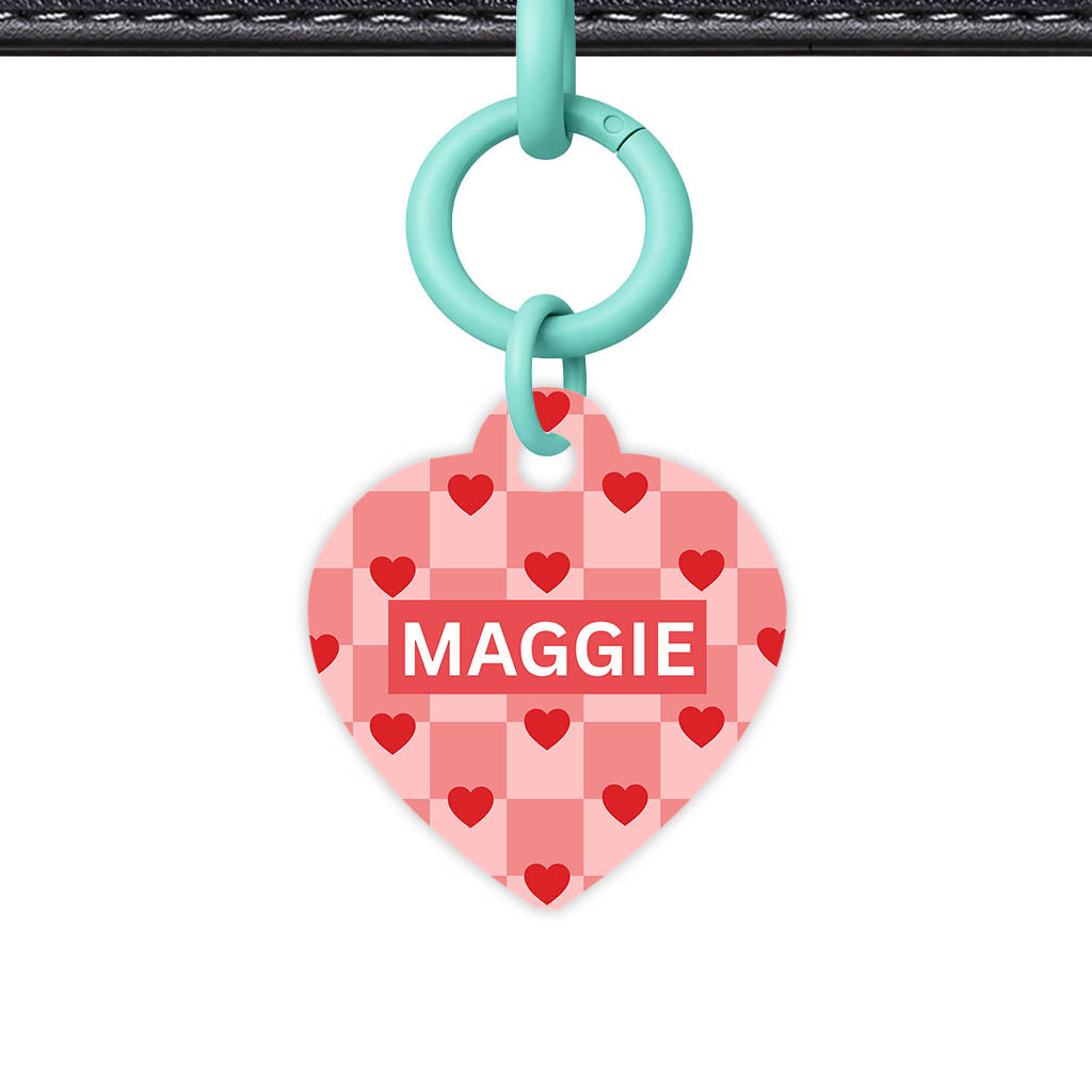 Bold Hearts QR Smart Pet Id Tag (Dog Tag & Cat Tag)