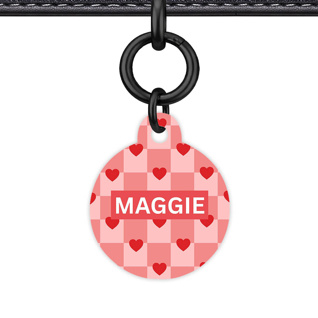 Bold Hearts QR Smart Pet Id Tag (Dog Tag & Cat Tag)