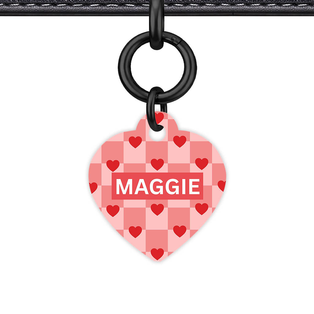 Bold Hearts QR Smart Pet Id Tag (Dog Tag & Cat Tag)