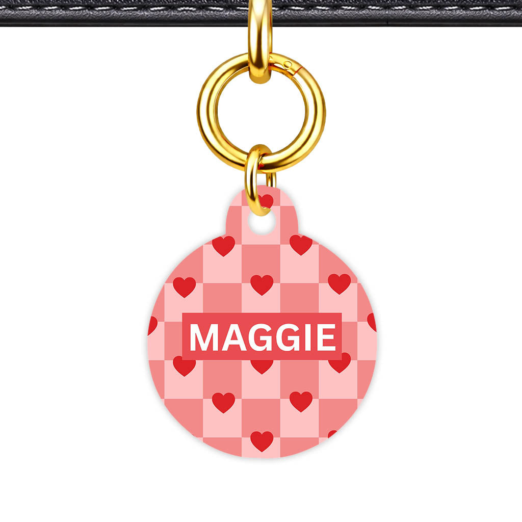 Bold Hearts QR Smart Pet Id Tag (Dog Tag & Cat Tag)