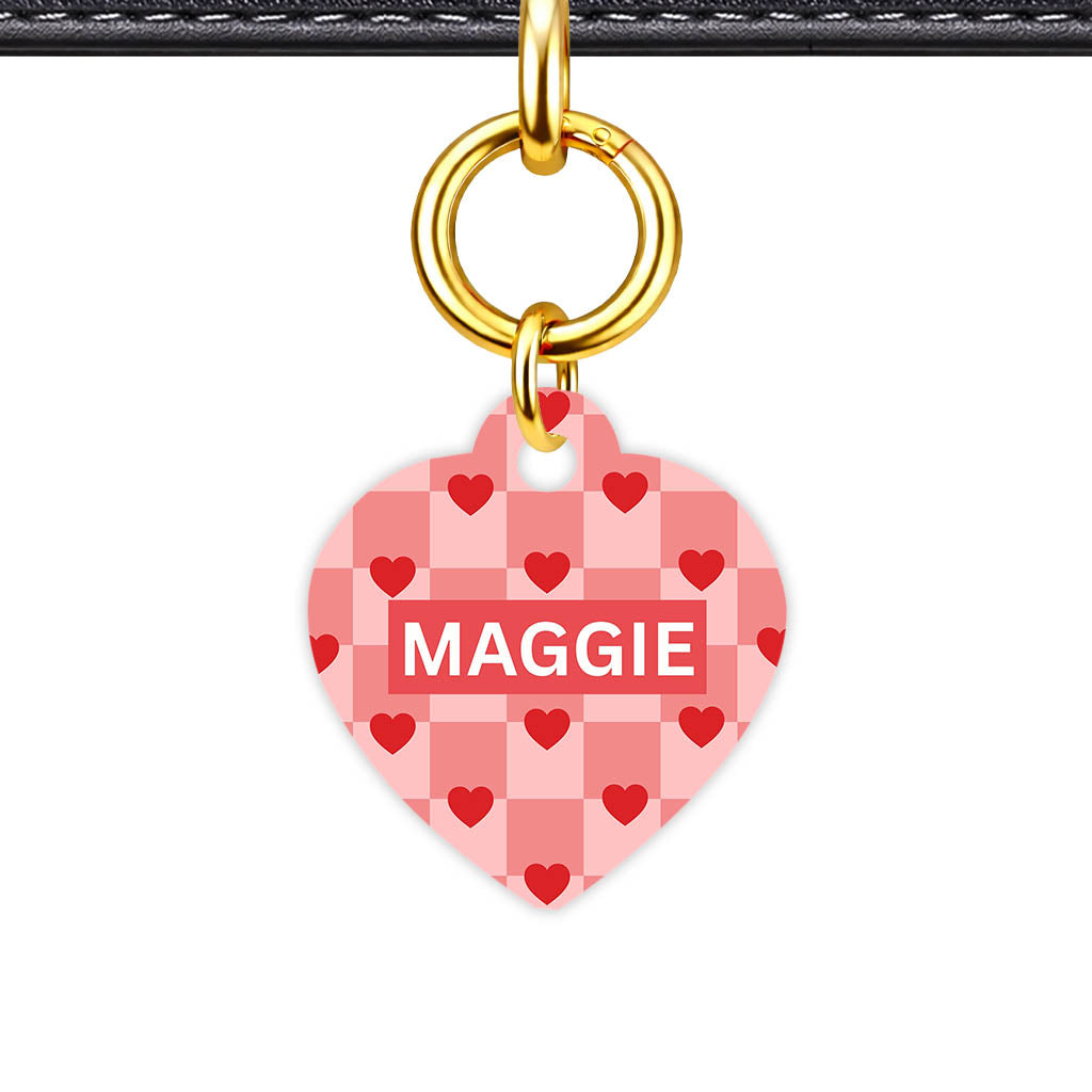 Bold Hearts QR Smart Pet Id Tag (Dog Tag & Cat Tag)