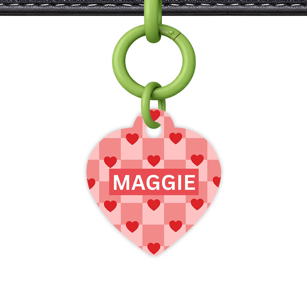 Bold Hearts QR Smart Pet Id Tag (Dog Tag & Cat Tag)