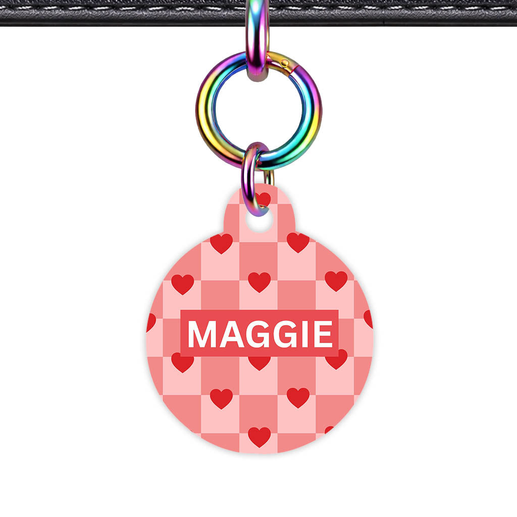 Bold Hearts QR Smart Pet Id Tag (Dog Tag & Cat Tag)