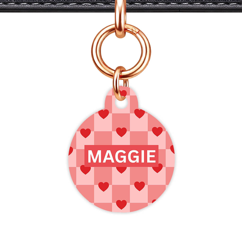 Bold Hearts QR Smart Pet Id Tag (Dog Tag & Cat Tag)