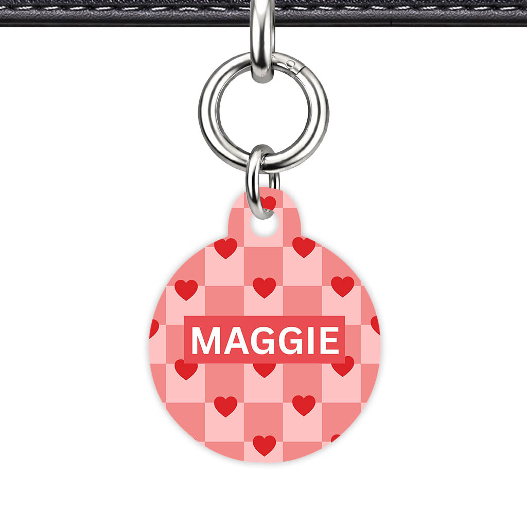 Bold Hearts QR Smart Pet Id Tag (Dog Tag & Cat Tag)