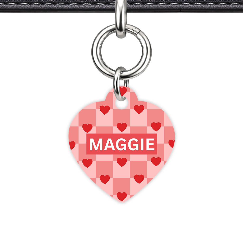 Bold Hearts QR Smart Pet Id Tag (Dog Tag & Cat Tag)