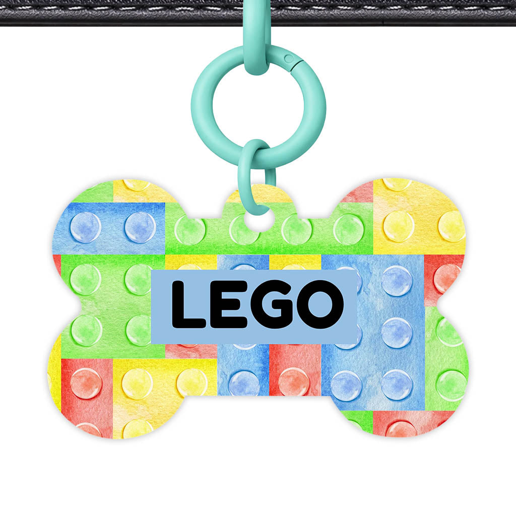 Block Pop QR Smart Pet Id Tag (Dog Tag & Cat Tag)