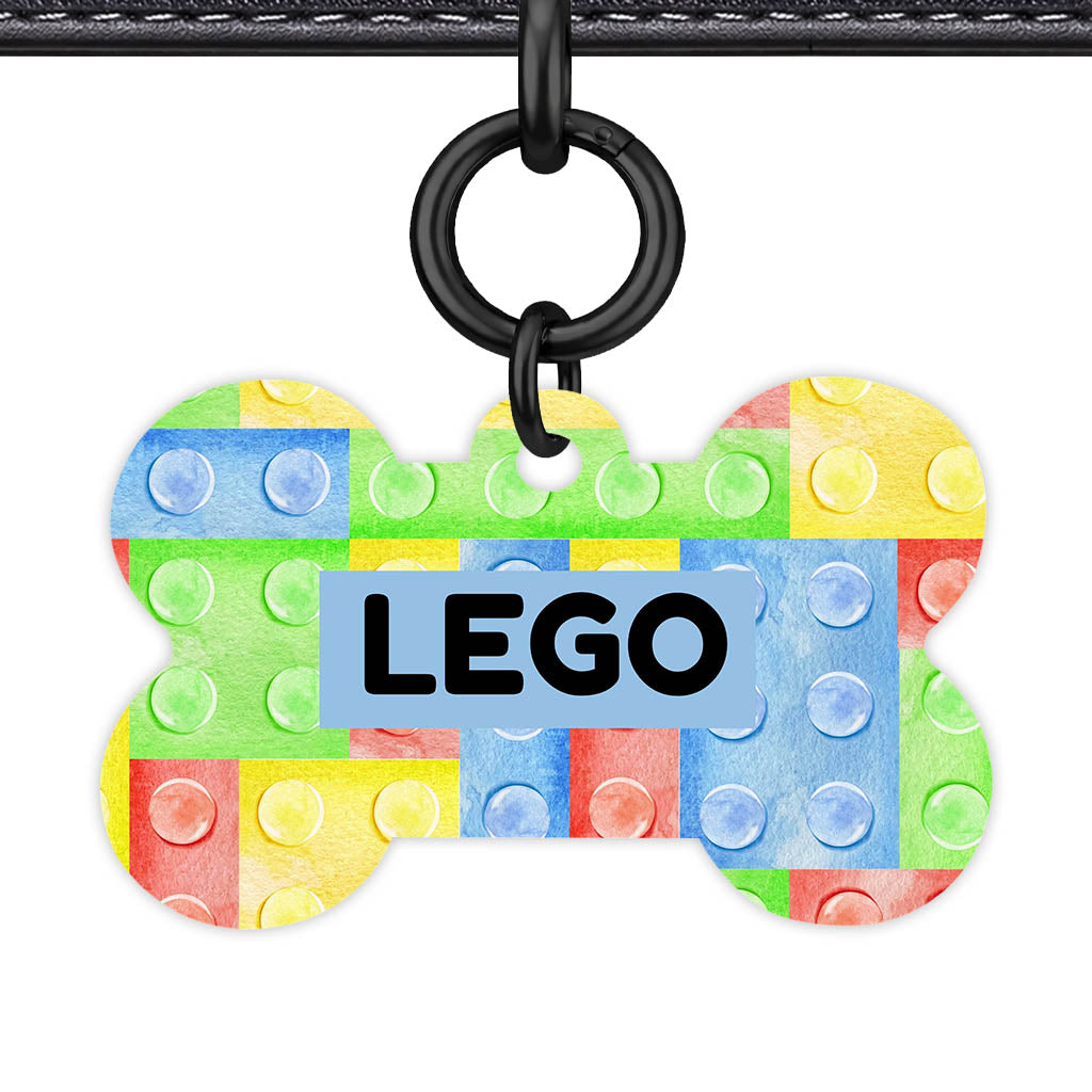 Block Pop QR Smart Pet Id Tag (Dog Tag & Cat Tag)