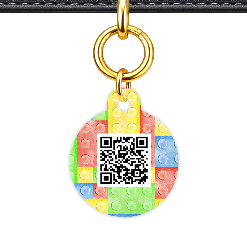 Block Pop QR Smart Pet Id Tag (Dog Tag & Cat Tag)