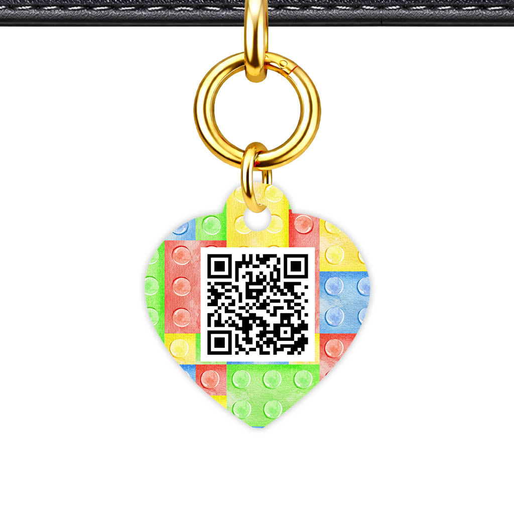 Block Pop QR Smart Pet Id Tag (Dog Tag & Cat Tag)