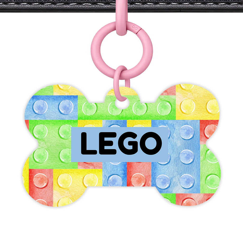 Block Pop QR Smart Pet Id Tag (Dog Tag & Cat Tag)