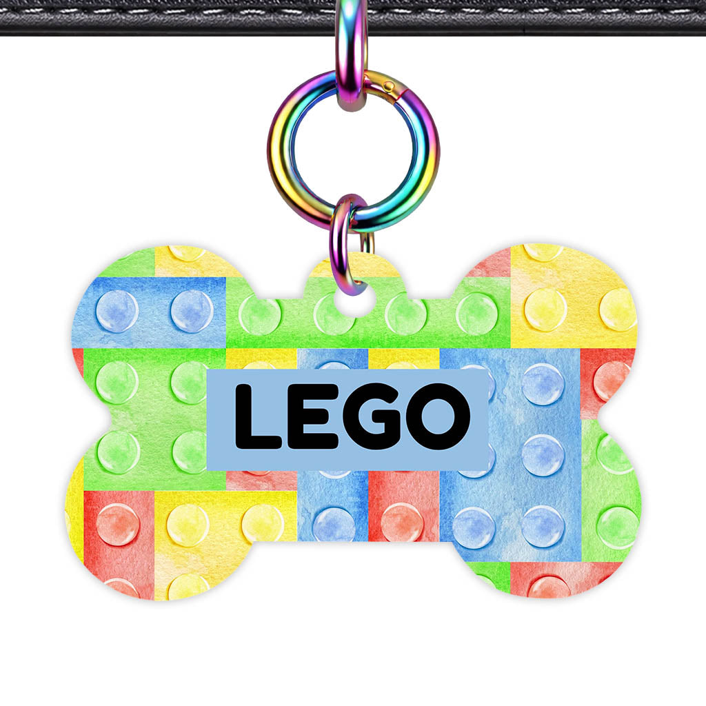 Block Pop QR Smart Pet Id Tag (Dog Tag & Cat Tag)