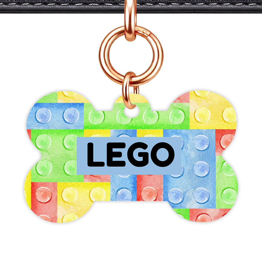 Block Pop QR Smart Pet Id Tag (Dog Tag & Cat Tag)