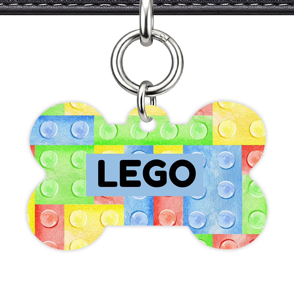 Block Pop QR Smart Pet Id Tag (Dog Tag & Cat Tag)