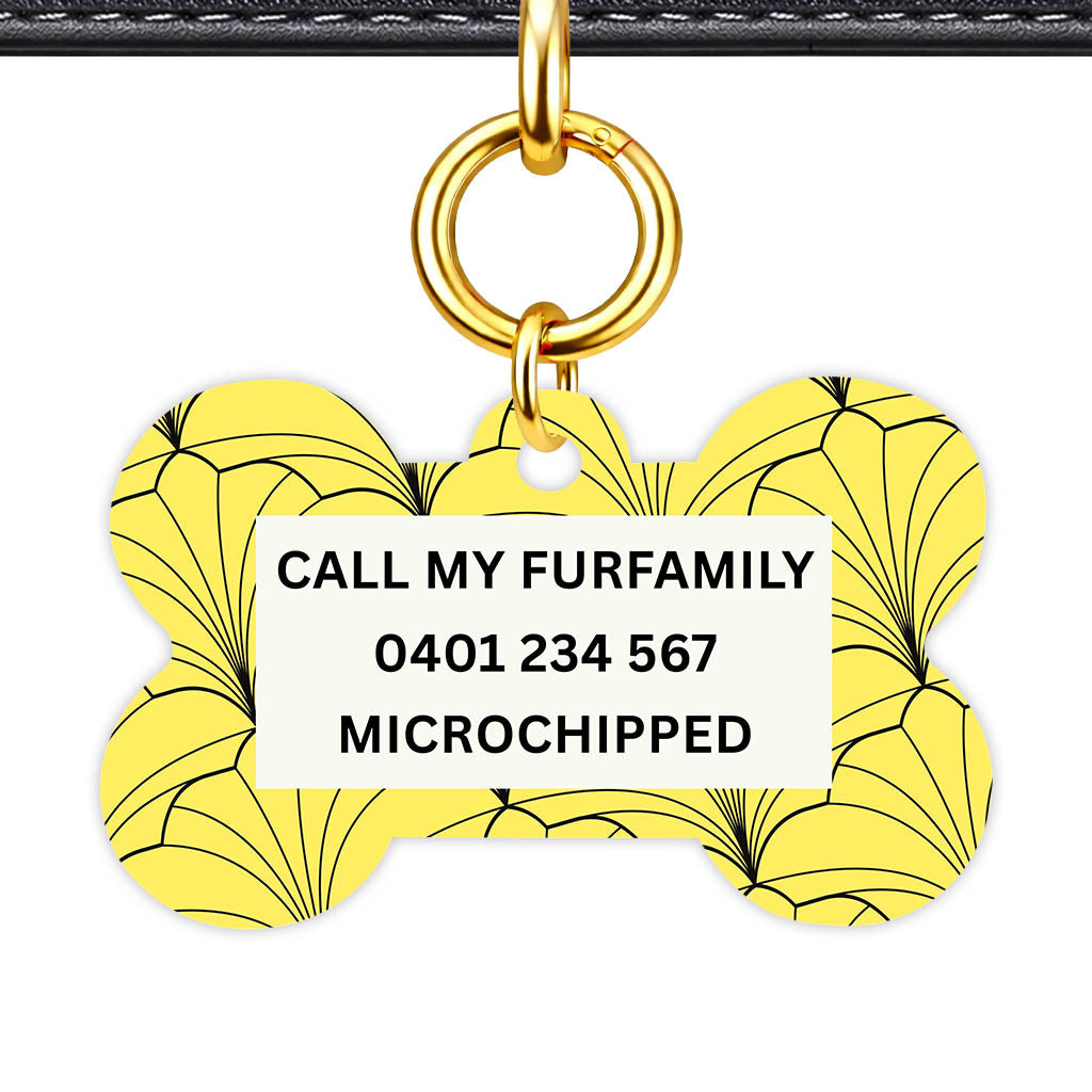 Leaf Swirl Classic Pet Id (Dog Tag & Cat Tag)