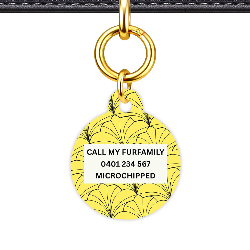 Leaf Swirl Classic Pet Id (Dog Tag & Cat Tag)