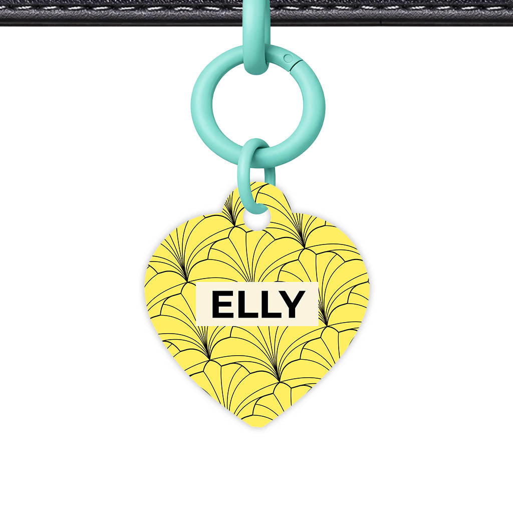 Leaf Swirl QR Smart Pet Id Tag (Dog Tag & Cat Tag)