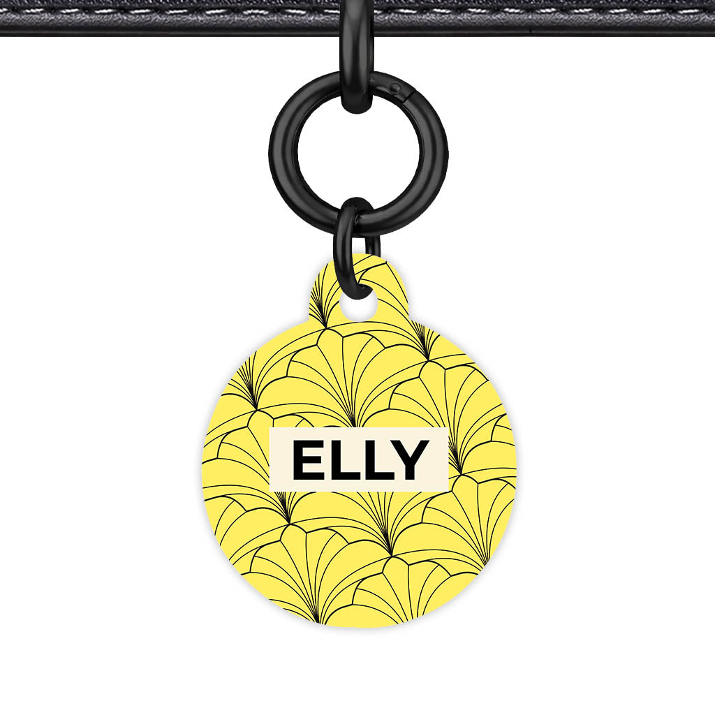 Leaf Swirl QR Smart Pet Id Tag (Dog Tag & Cat Tag)