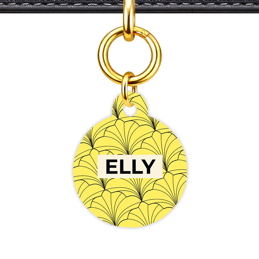 Leaf Swirl QR Smart Pet Id Tag (Dog Tag & Cat Tag)