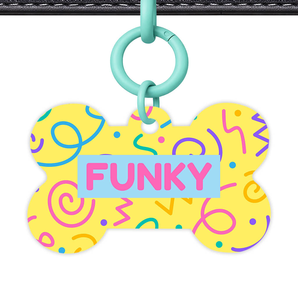 Party Squiggle Classic Pet Id (Dog Tag & Cat Tag)
