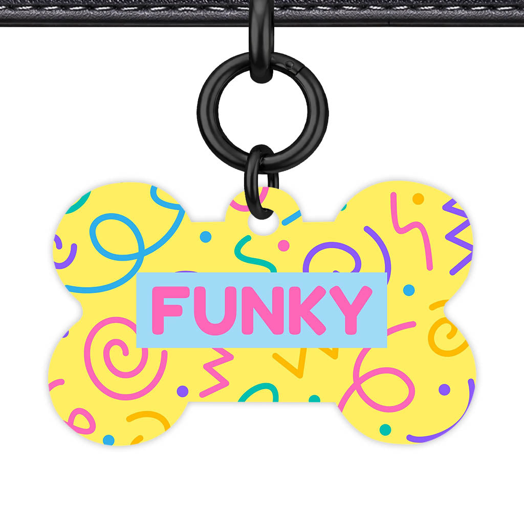 Party Squiggle QR Smart Pet Id Tag (Dog Tag & Cat Tag)