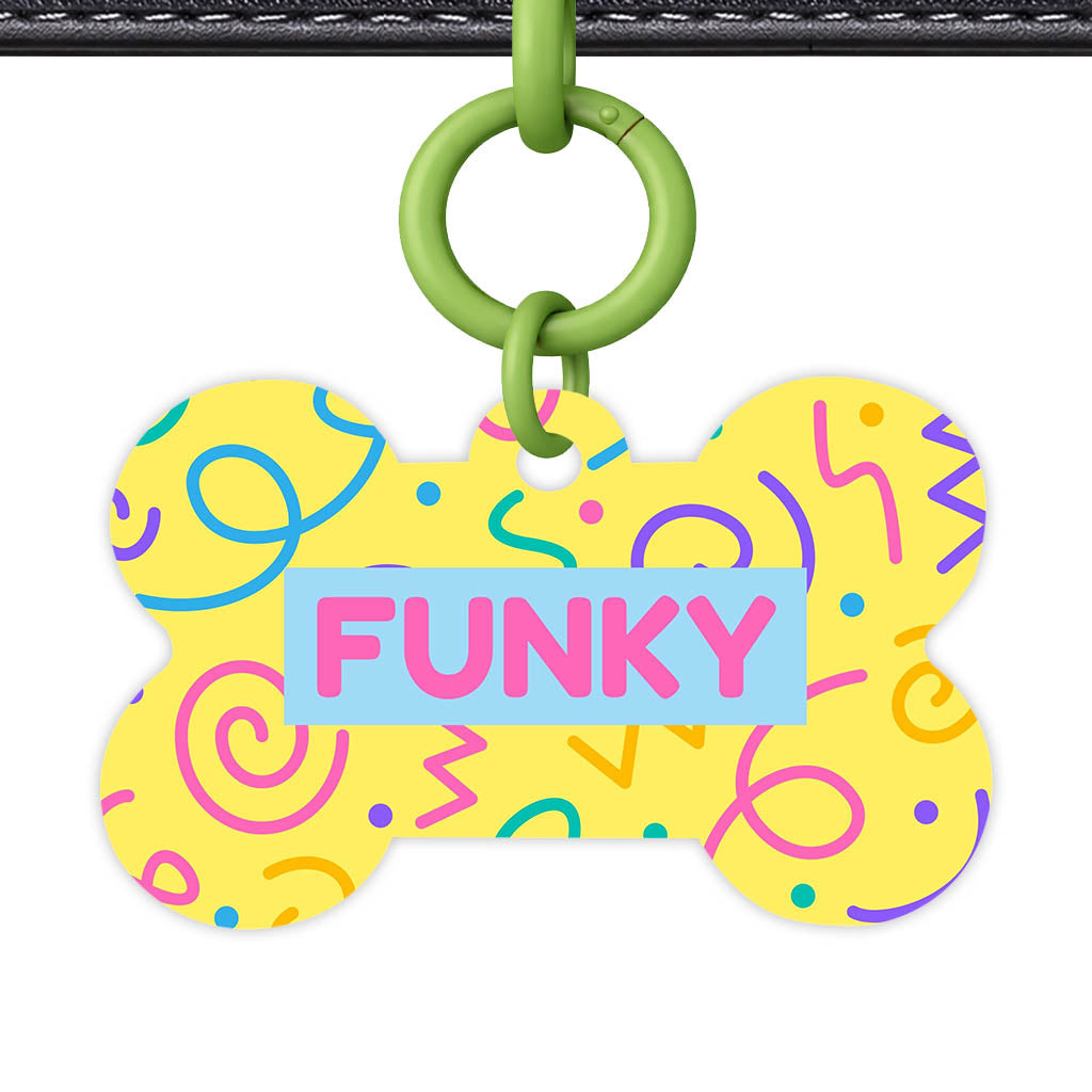 Party Squiggle QR Smart Pet Id Tag (Dog Tag & Cat Tag)