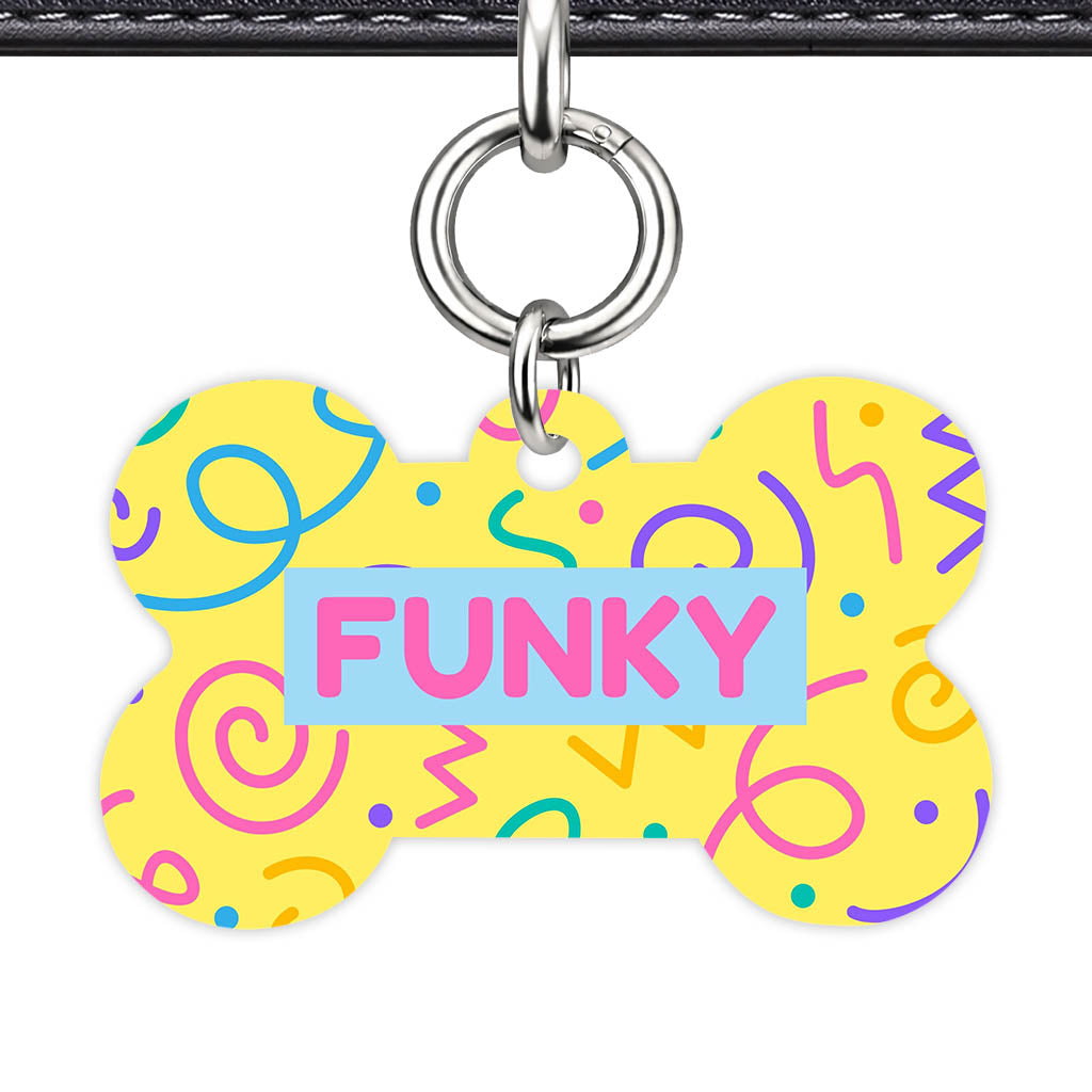 Party Squiggle QR Smart Pet Id Tag (Dog Tag & Cat Tag)