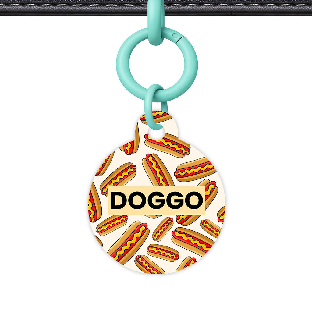 Hot Dog Classic Pet Id (Dog Tag & Cat Tag)