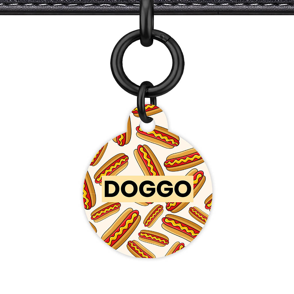 Hot Dog QR Smart Pet Id Tag (Dog Tag & Cat Tag)