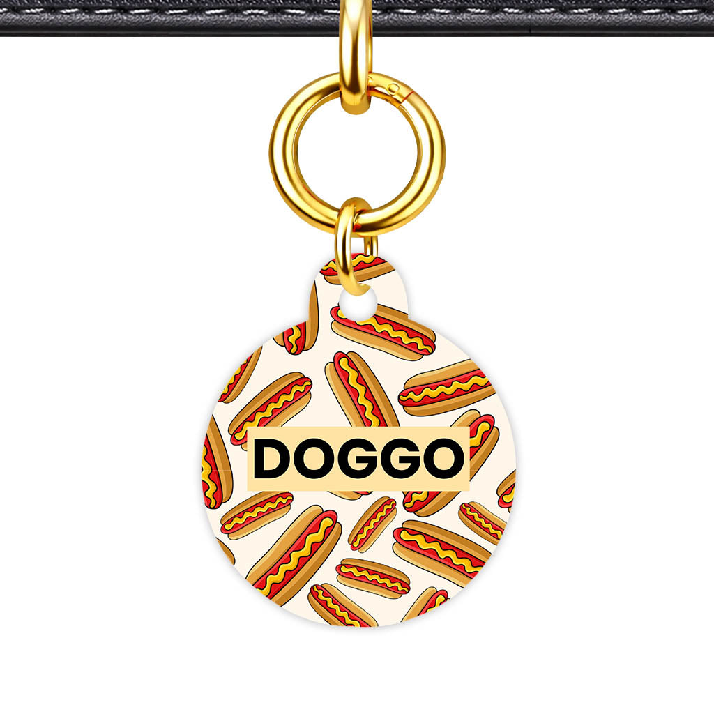 Hot Dog QR Smart Pet Id Tag (Dog Tag & Cat Tag)