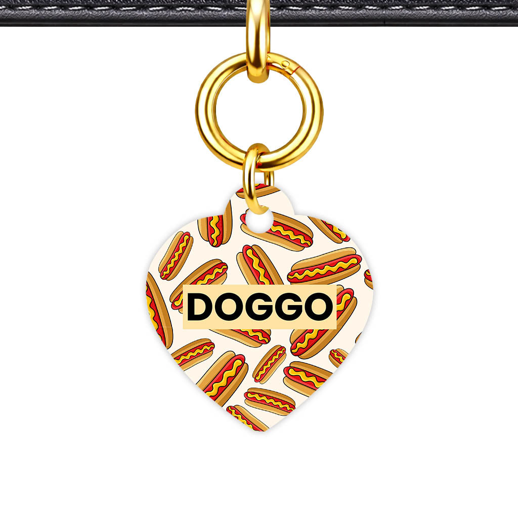 Hot Dog QR Smart Pet Id Tag (Dog Tag & Cat Tag)