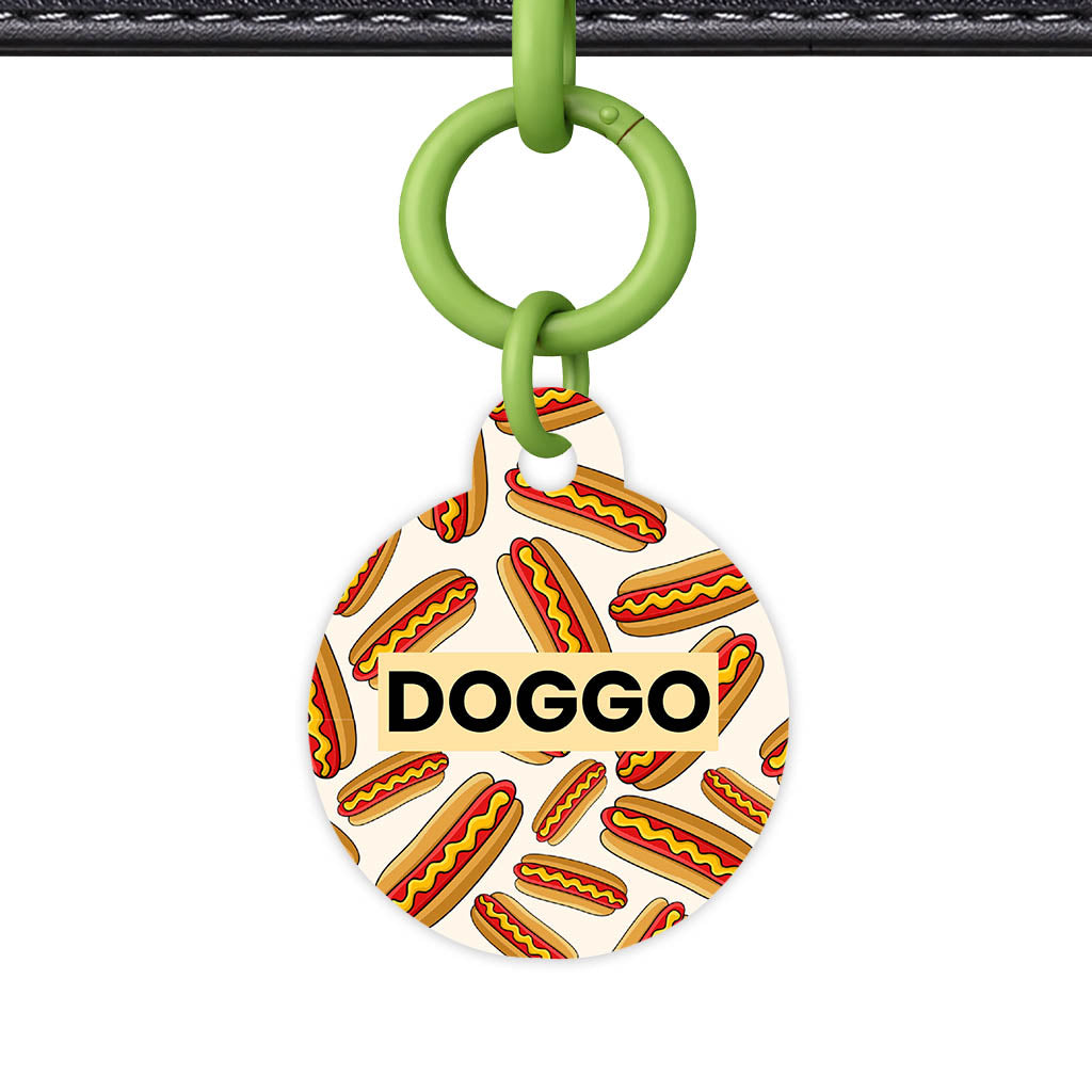 Hot Dog Classic Pet Id (Dog Tag & Cat Tag)