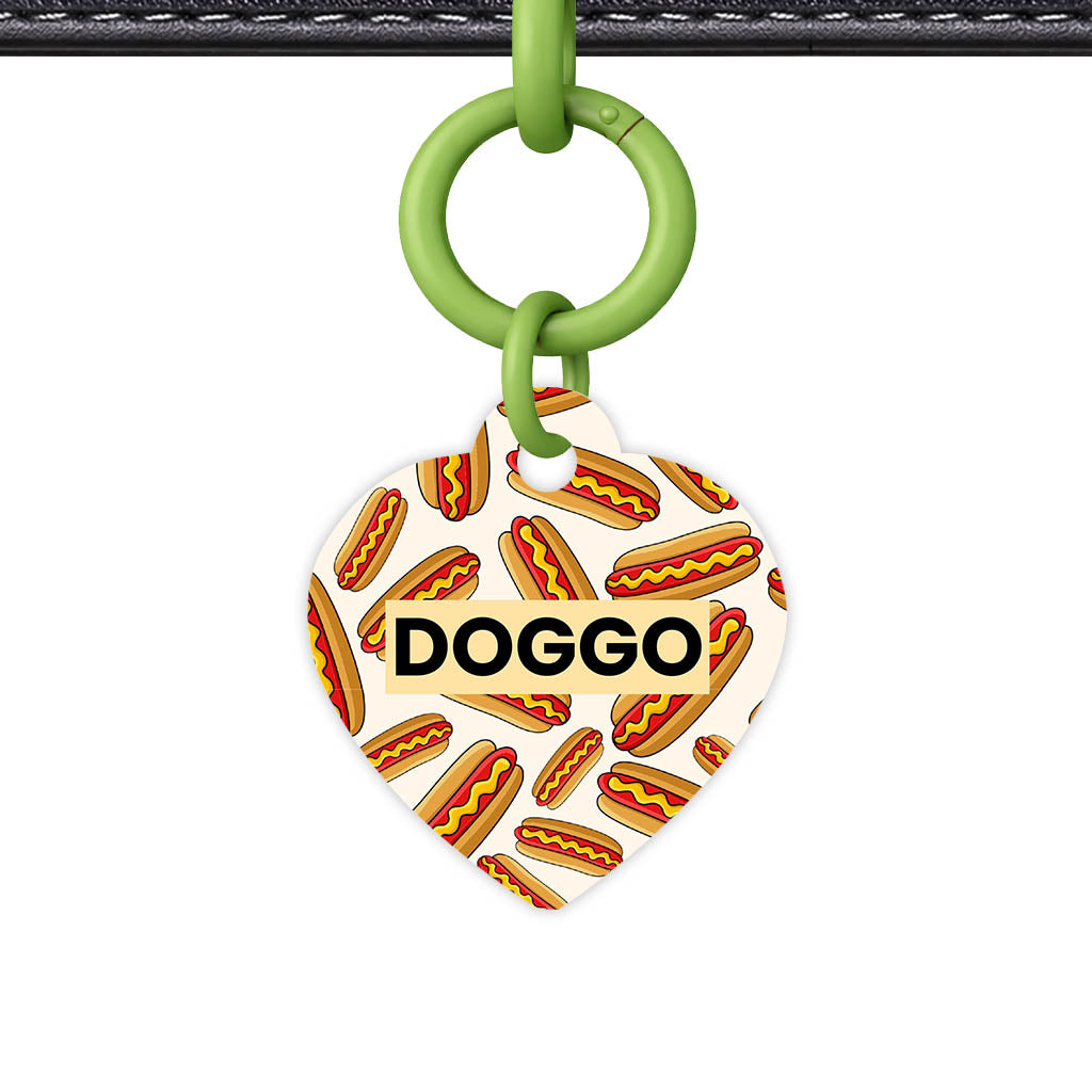 Hot Dog QR Smart Pet Id Tag (Dog Tag & Cat Tag)