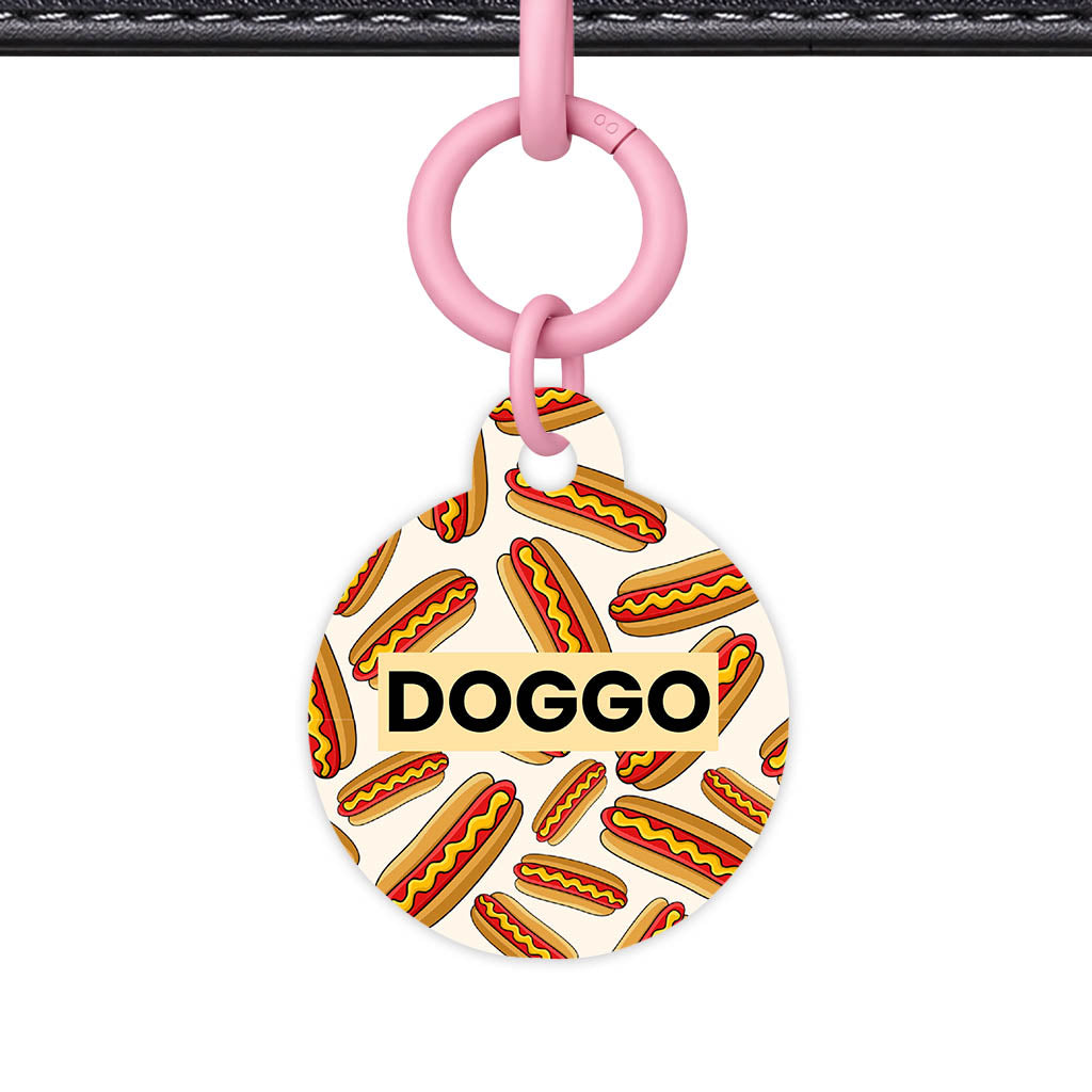 Hot Dog Classic Pet Id (Dog Tag & Cat Tag)