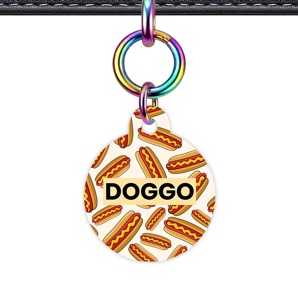 Hot Dog Classic Pet Id (Dog Tag & Cat Tag)