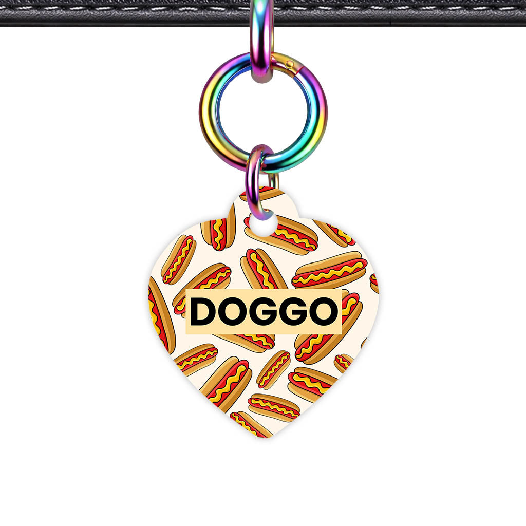 Hot Dog QR Smart Pet Id Tag (Dog Tag & Cat Tag)
