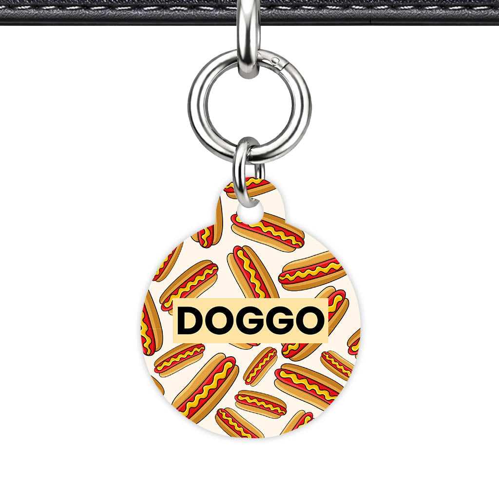 Hot Dog QR Smart Pet Id Tag (Dog Tag & Cat Tag)