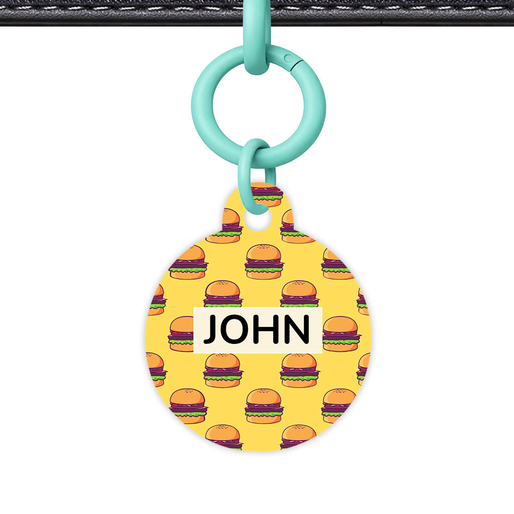 Burger Stack QR Smart Pet Id Tag (Dog Tag & Cat Tag)